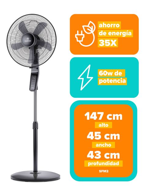 Ventilador de Pedestal 60W SFM2-2