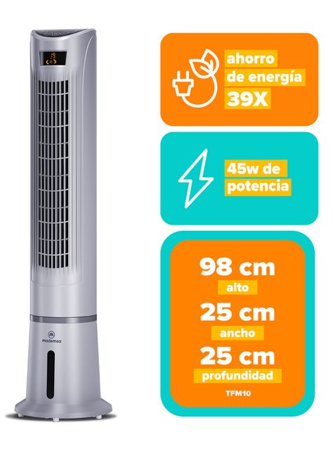 Enfriador de Aire 45W TFM10 Gris-2