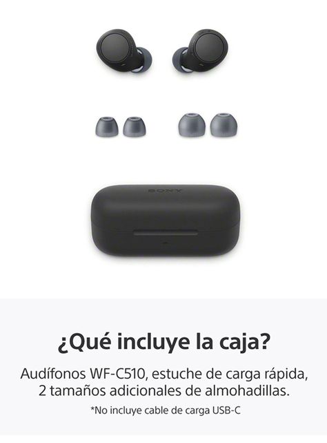 Audífonos Bluetooth WF-C510 Negro-1