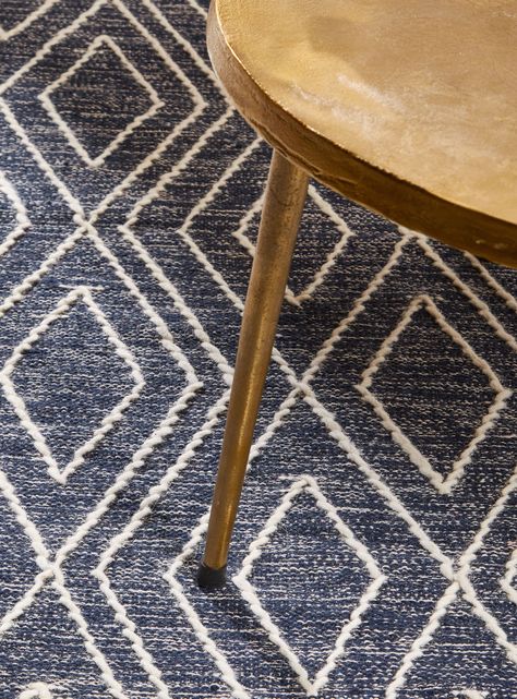 Alfombra Geo 140x200 cm Navy D3-2