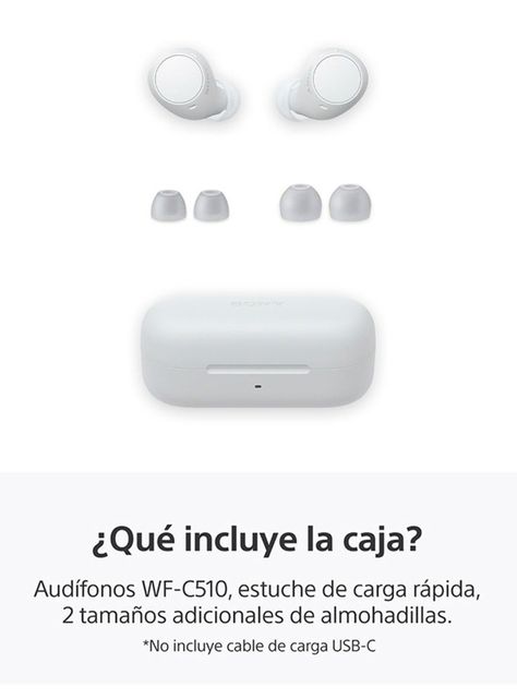 Audífonos Bluetooth WF-C510 Blanco-1