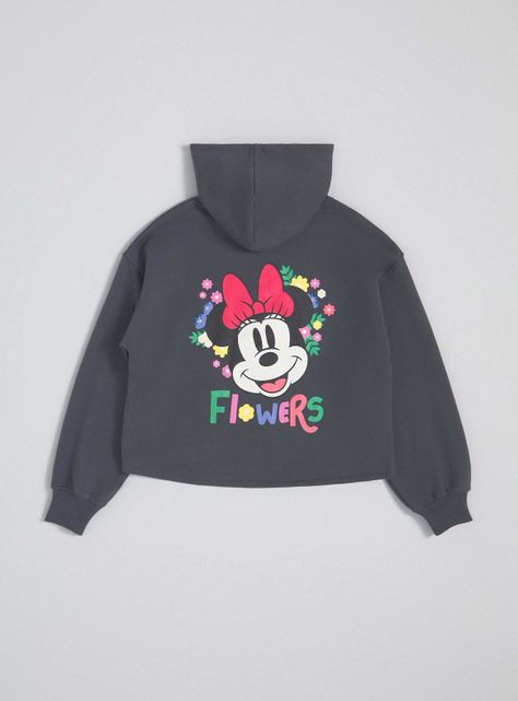 Polerón Hooddie con Estampado Minnie Adelante y Atrás-3
