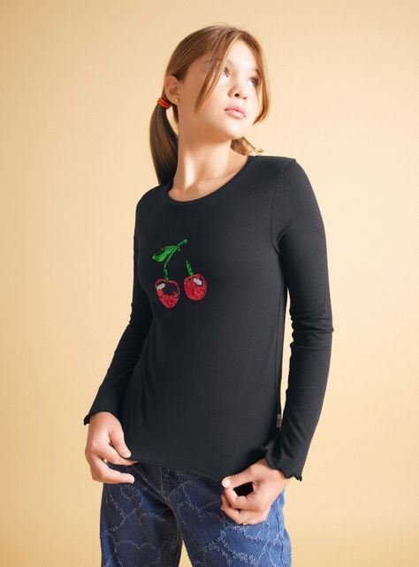 Polera con Lentejuelas-0