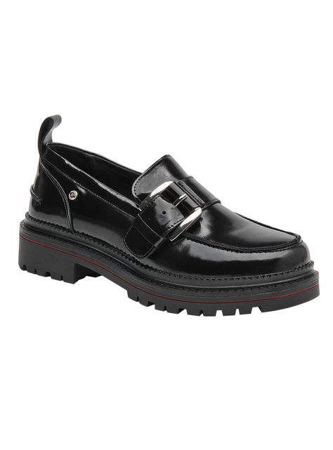 Mocasín Charol con Hebilla Cuero J235 Mujer-1