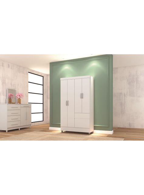 Clóset Ideal 4 Puertas 2 Cajones-4