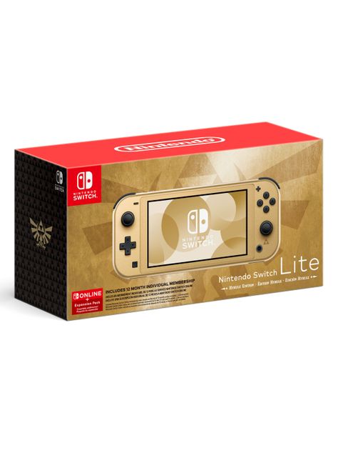 Consola Nintendo Switch Lite Edición Especial Zelda Hyrule + Switch Online + Expansion Pack-2