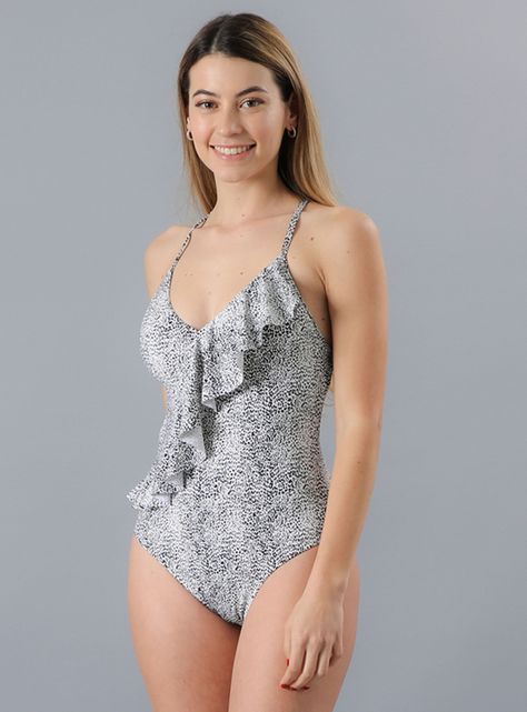 Traje de Baño Vuelo una Pieza-0