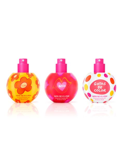 Set de Perfumes Flor + Beso + Gotas de Color EDT Mujer 30 ml-1