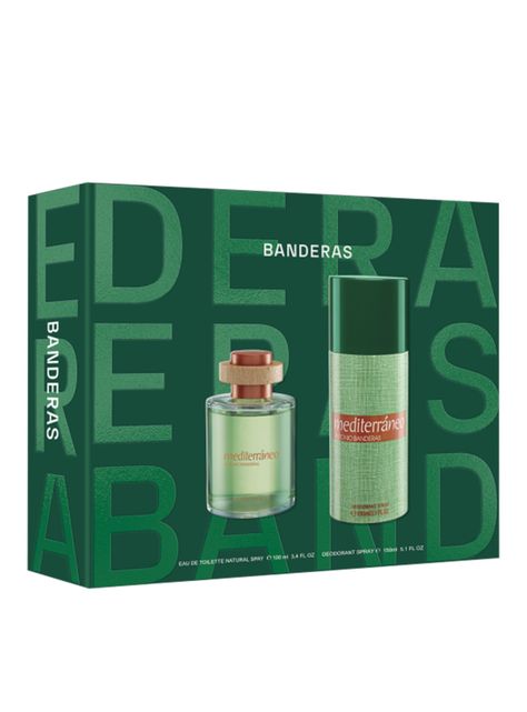 Set Perfume Mediterráneo EDT Hombre 100ml + Desodorante 150ml-0