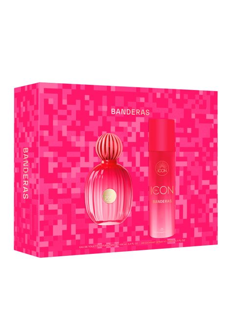 Set Perfume The Icon Woman EDP Mujer 100ml + Desodorante 150ml-0