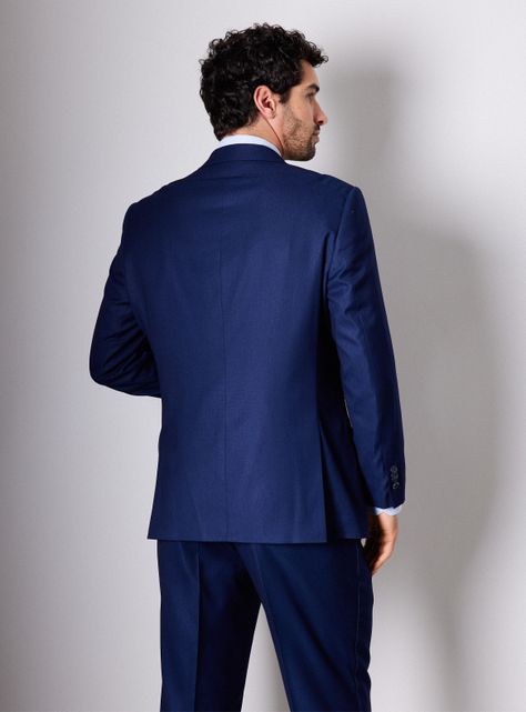 Traje Recto Regular Fit Fantasía Textura-1