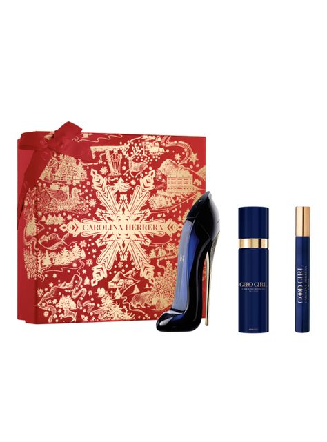 Set Perfume Good Girl Edp Mujer 80 ml + 10 ml + Body Mist Edp Carolina Herrena-0