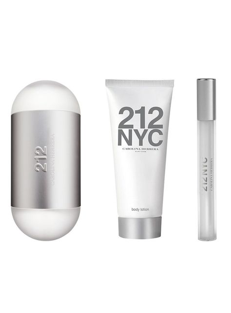 Set Perfume 212 NYC EDT Mujer 100 ml + 10 ml + Body Lotion 100 ml Carolina Herrera-0