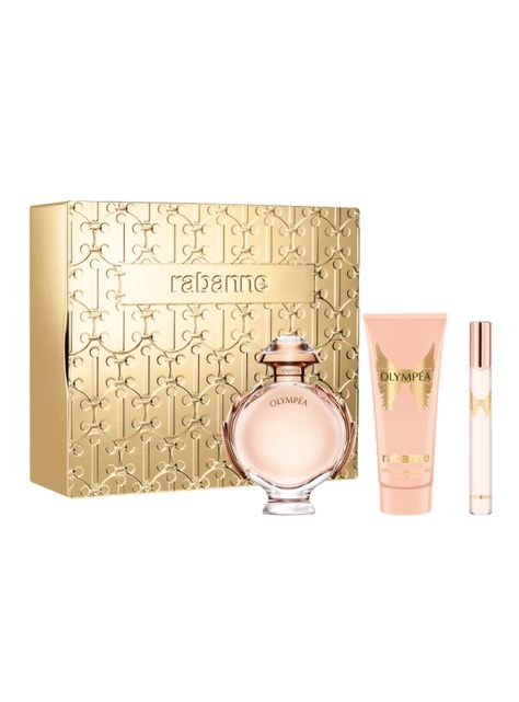 Set Perfume Olympéa EDP 80 ml + 10 ml + Body Lotion 100 ml Rabanne-1