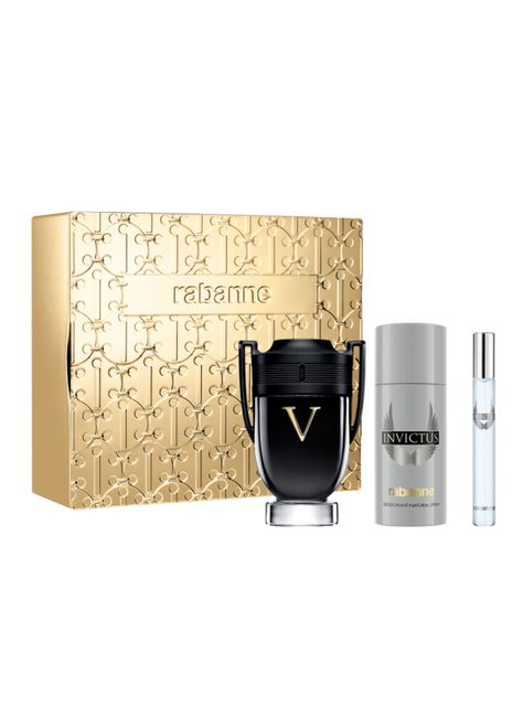 Set Perfume Invictus Victory EDP Hombre 100 ml + 10 ml + Desodorante 150 ml Rabanne-1