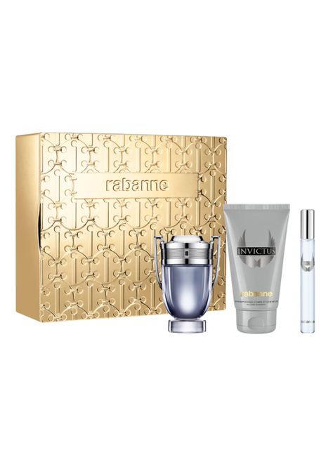 Set Perfume Invictus EDT Hombre 50 ml + 10 ml + Shower Gel 100 ml Rabanne-1
