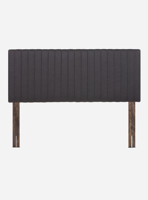 Cama Europea Ergo T New 2 Plazas Base Dividida + Respaldo Lucio Grafito-2