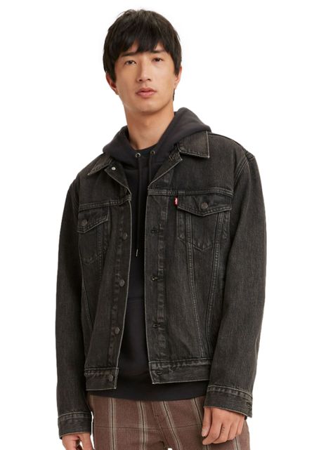 Chaqueta Trucker Denim Casual-0