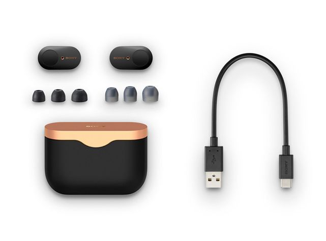 Audífonos Sony Bluetooth Noise Cancelling WF-1000XM3 Negro-1