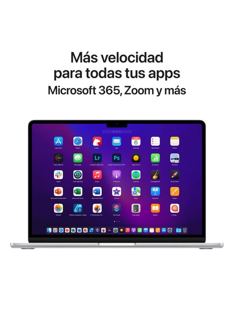 Apple MacBook Air 13.6" M2 8n CPU 8n GPU 8GB RAM 256GB SSD Color Plata-5
