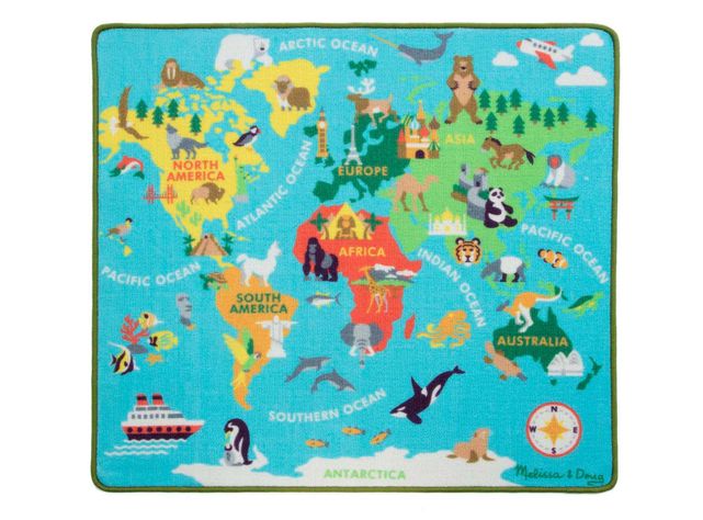 Melissa & Doug Alfombra Viaje Alrededor del Mundo Caramba-2