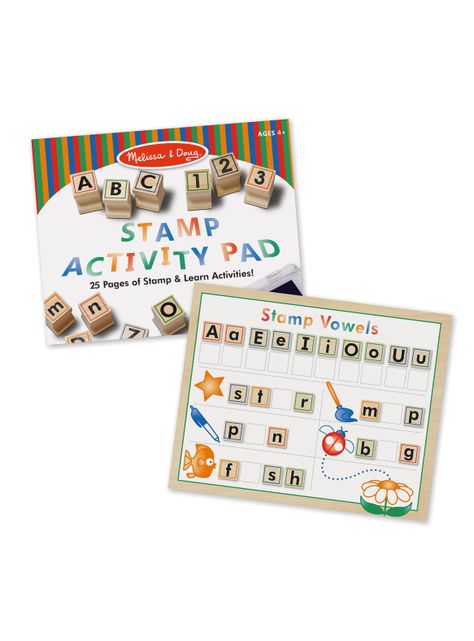 Melissa & Doug Stamps madera - ABC 123 Caramba-1