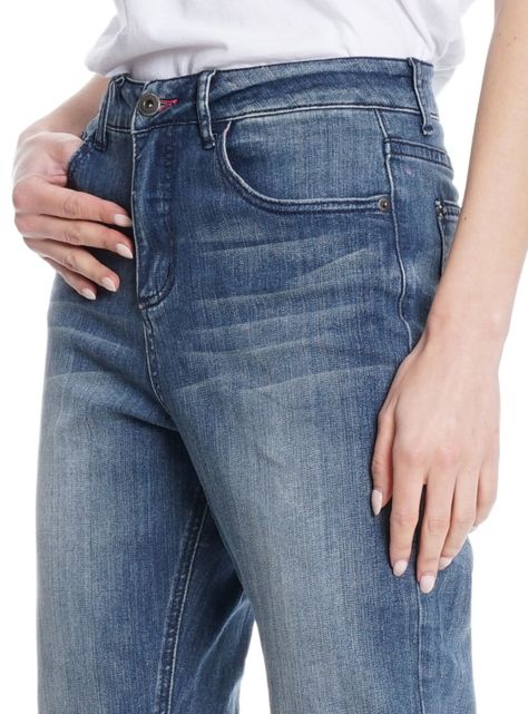 Jeans Mom Tiro Ultra Alto Dark Love Yourself-3