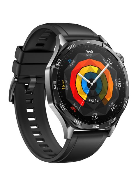 Smartwatch GT 5 46mm Black Fluoroelastomer-1