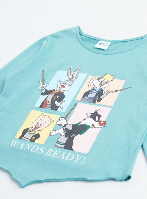 Polera Estampado Picapiedras Harry Potter/Mago De Oz-3