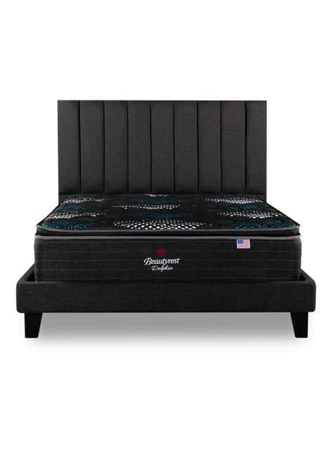 Cama Europea LowNest Dolphin King + Respaldo Tibet Margo-1