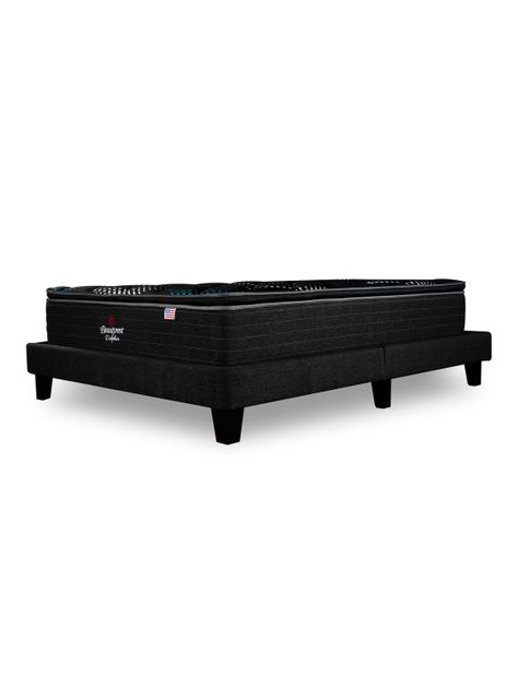 Cama Europea LowNest Dolphin King + Respaldo Tibet Margo-0
