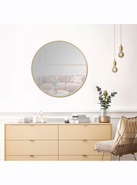 Espejo Alaniz Home Redondo Plata 50 x 50 cm-3