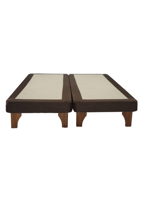 Base Europea Chocolate 2 Plazas Base Dividida-2