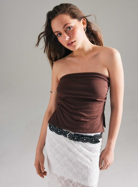 Polera Top Straples Cortes Costado-0