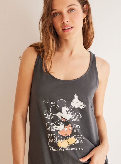 Pijama Corto Algodón Marengo Mickey-1