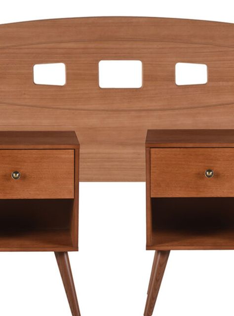 Set Muebles New Gales: Respaldo 2 Plazas + 2 Veladores-1