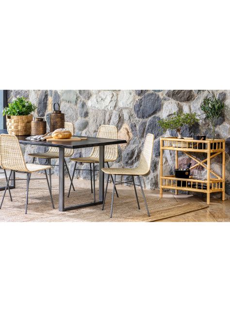 Silla de Comedor Positano Ratán Natural-5