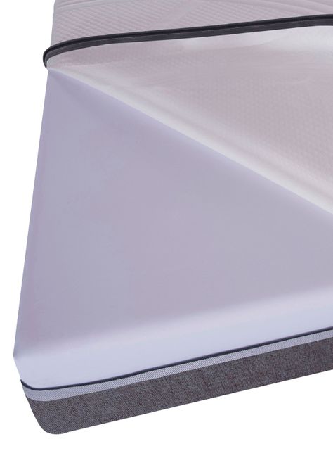 Box Spring B5 Black Ortopedic Advance 1.5 Plazas + Set Muebles New Dublín Chocolate-2
