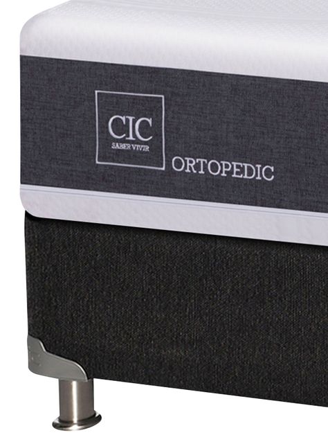 Box Spring New Ortopedic B5 BK 1.5 Plazas + Respaldo Tigris-3