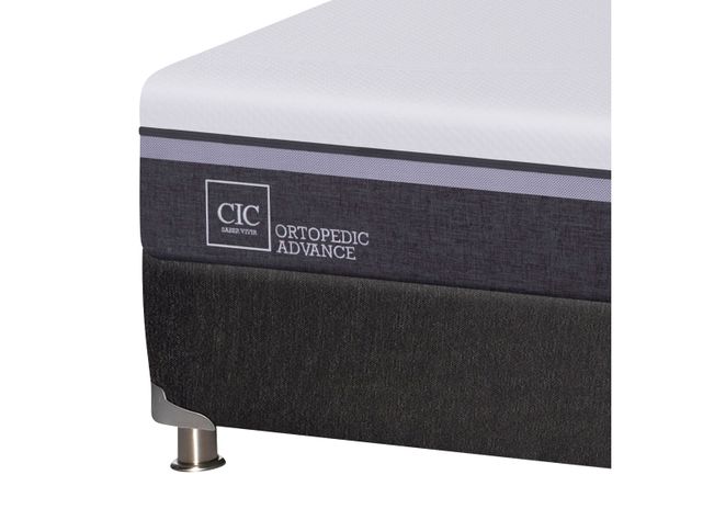 Box Spring Ortopedic Advance B5 Black King + Respaldo Eufrates-3