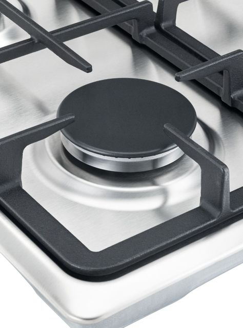 Encimera a Gas 4 Quemadores HLX640 Inox Parrilla FF-4