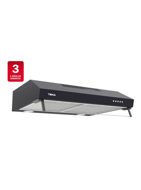 Campana Tradicioanl Mural CX 62120 Negra 60 cm-1