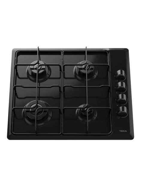 Encimera Gas 4 Quemadores HLX640 Negro Parrilla FF-2