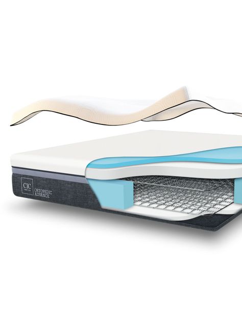 Cama Europea Ortopedic Advance 2 Plazas Base Dividida + Set Muebles New Villarrica-4