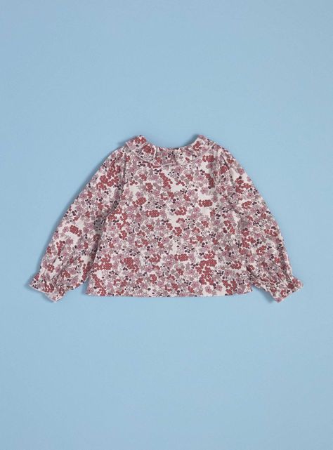 Blusa Vuelos Frontales, Estampado Floral-1