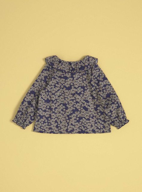 Blusa Niña con Estampado Floral-1