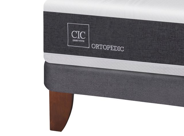 Cama Europea New Ortopedic 2 Plazas Base Normal + Set Muebles Eufrates-2