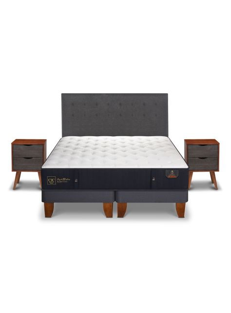 Cama Europea Premium King Eufrates + Set Muebles-2