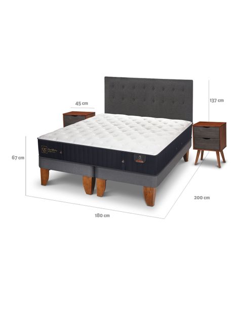 Cama Europea Premium King Eufrates + Set Muebles-1