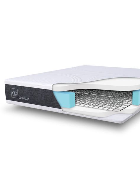 Cama Europea New Ortopedic 2 Plazas Base Dividida + Respaldo Baker-4